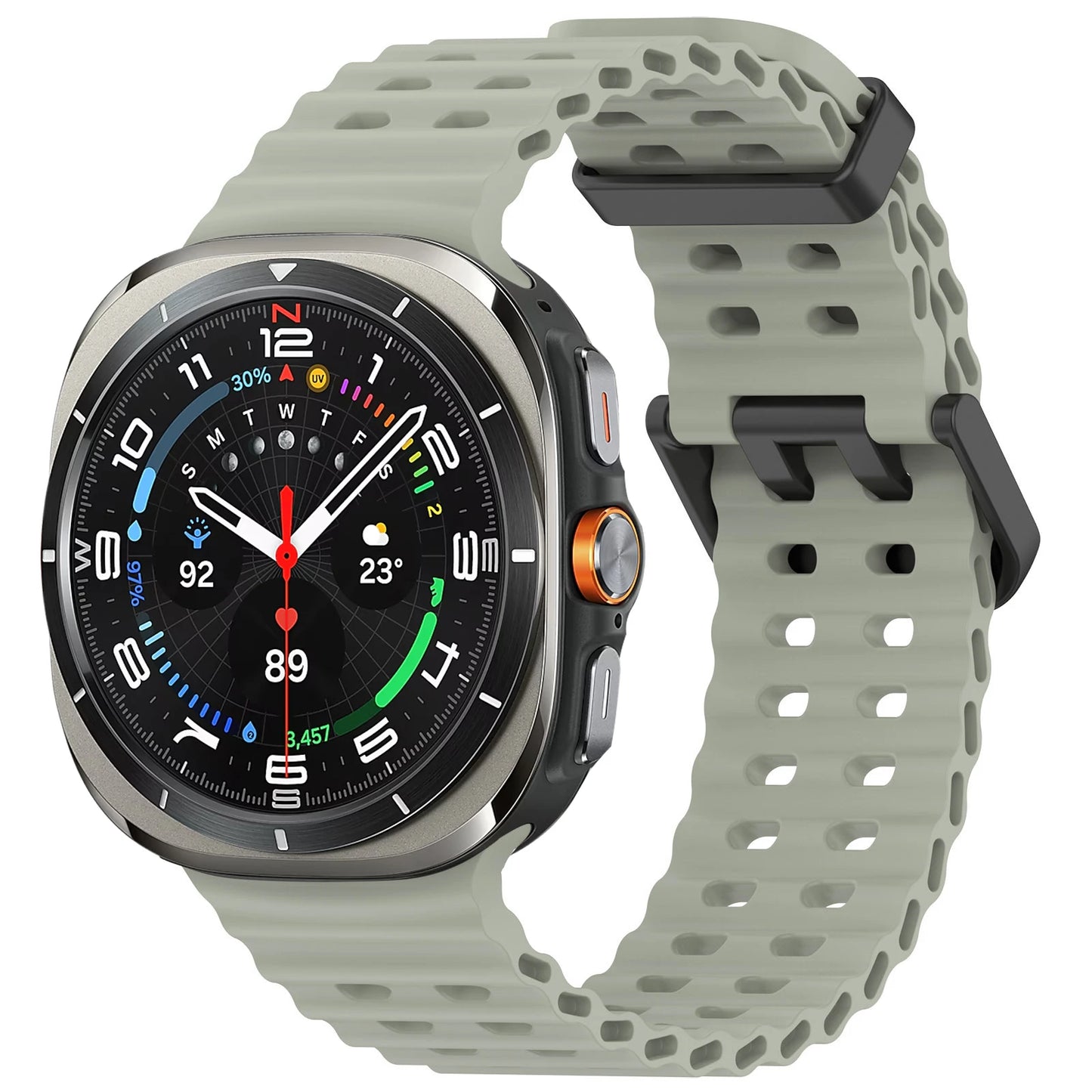 Marine Band For Samsung Galaxy Watch Ultra Accessories Silicone Sport Bracelet correa Galaxy Watch 7 Ultra 47mm Original Strap
