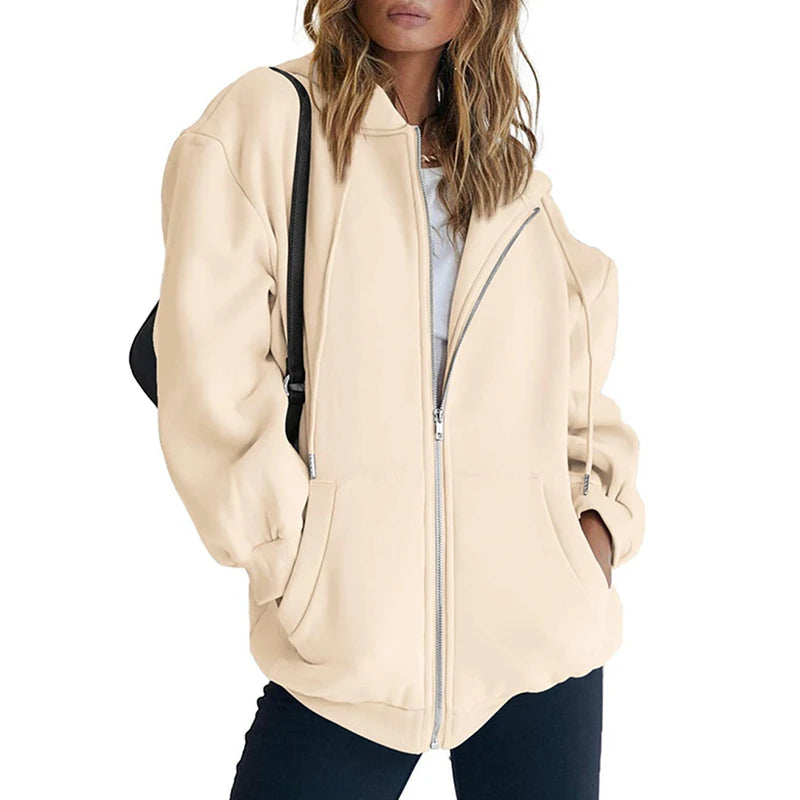 Women Sports Hoodies 2023 New Spring Zipper Hooded Sporting Hoody Jacket Women's Runing Jackets Outdoor Gym Coats