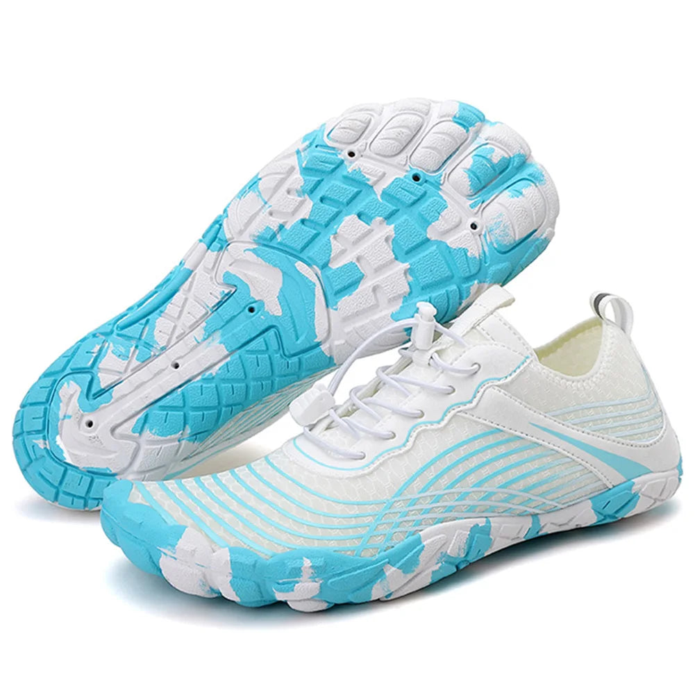 Water Shoes Ergonomic Wading Shoes Non-slip Comfortable Swimming Shoes Breathable Gym Fitness Shoes Quick Drying for Men Women