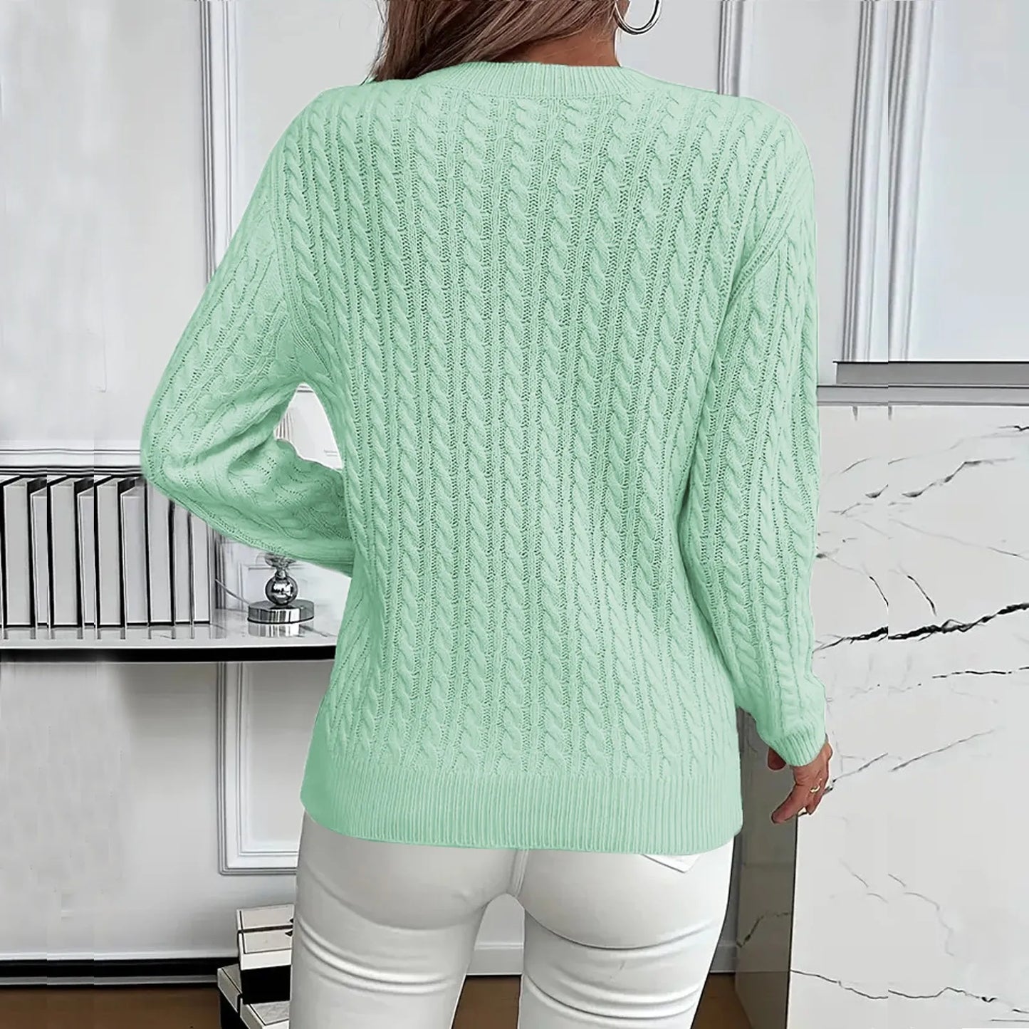 Womens Sweaters Long Sleeve Fall Soft Lightweight Knit Loose Sweater Tops Ropa De Mujer Winter Clothes Woman Sweater For Woman