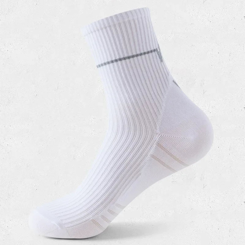 1 Pair Professional Running Socks Men's Women Marathon Whiteline Cycling Socks Men Lady Sport Running Sports Socks