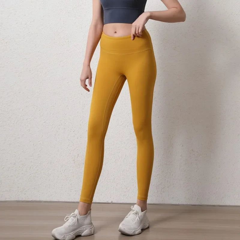 High-end Yoga Pants Women Fitness Leggings High elastic Sports Pants Push UP Tights Running Leggings Breathable Gym Leggings
