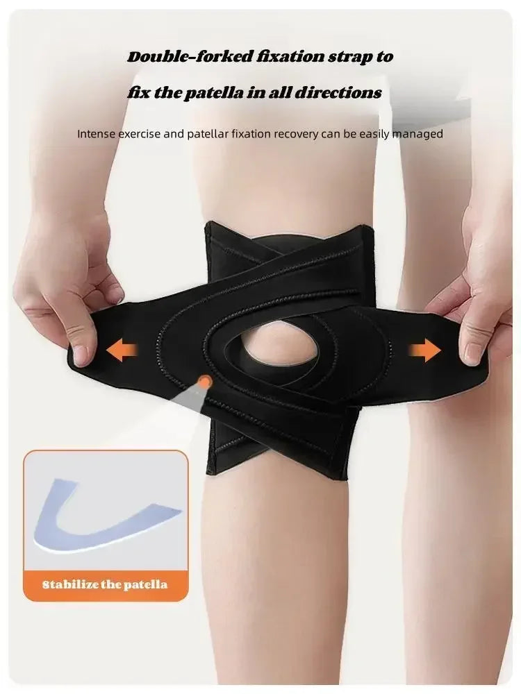 1PC Sports Kneepad Men Women Pressurized Elastic Knee Pads Arthritis Joints Protector Fitness Volleyball Equestrian Protector