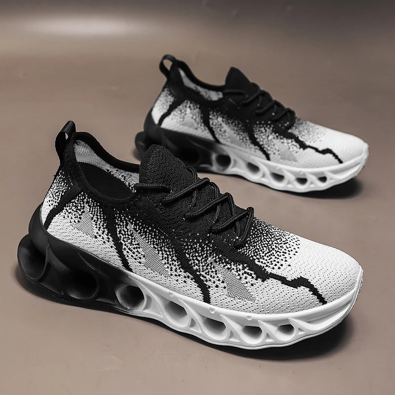 Women's running shoes, lightweight mesh, breathable and comfortable flat soft tennis shoes, blade sports shoes for women