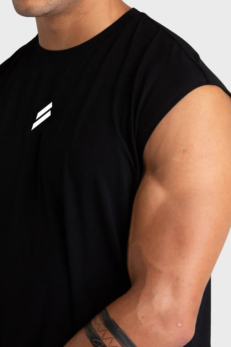 Running Tank Top Men Summer Sport Gym Vest Quick Dry Training Tanktop Workout Singlets Man Fitness Bodybuilding Sleeveless Shirt