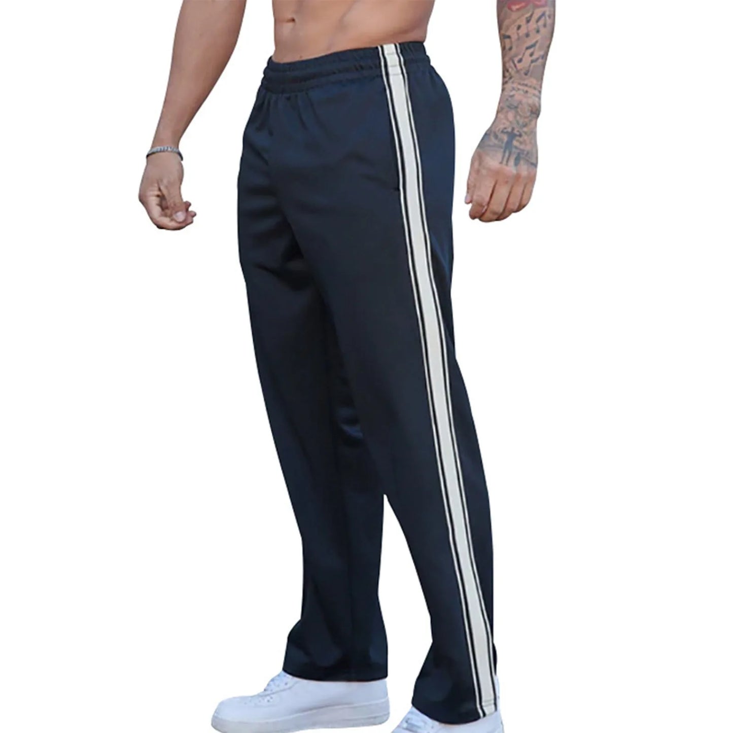 Fashion Men Gyms Pure color Pants Joggers Fitness Casual Long Pants Men Workout Skinny Sweatpants Jogger Tracksuit Trousers