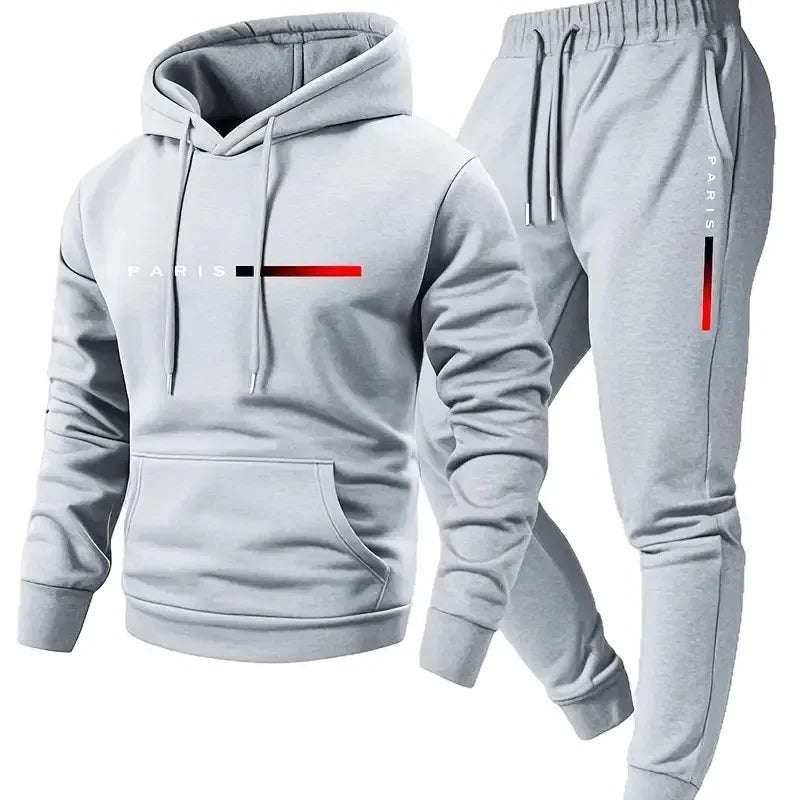 Casual and fashionable PARIS letter-printed hoodies and drawstring sportswear for both men and women