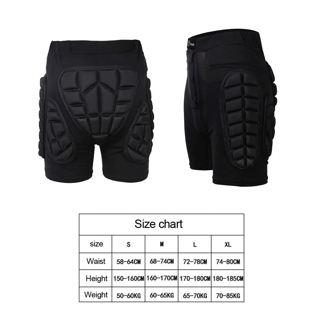 Motorcycle Hip Protector Soft Skin-friendly Skating Hip Protector Comfortable Skateboard Snowboard Skiing Racing Trousers