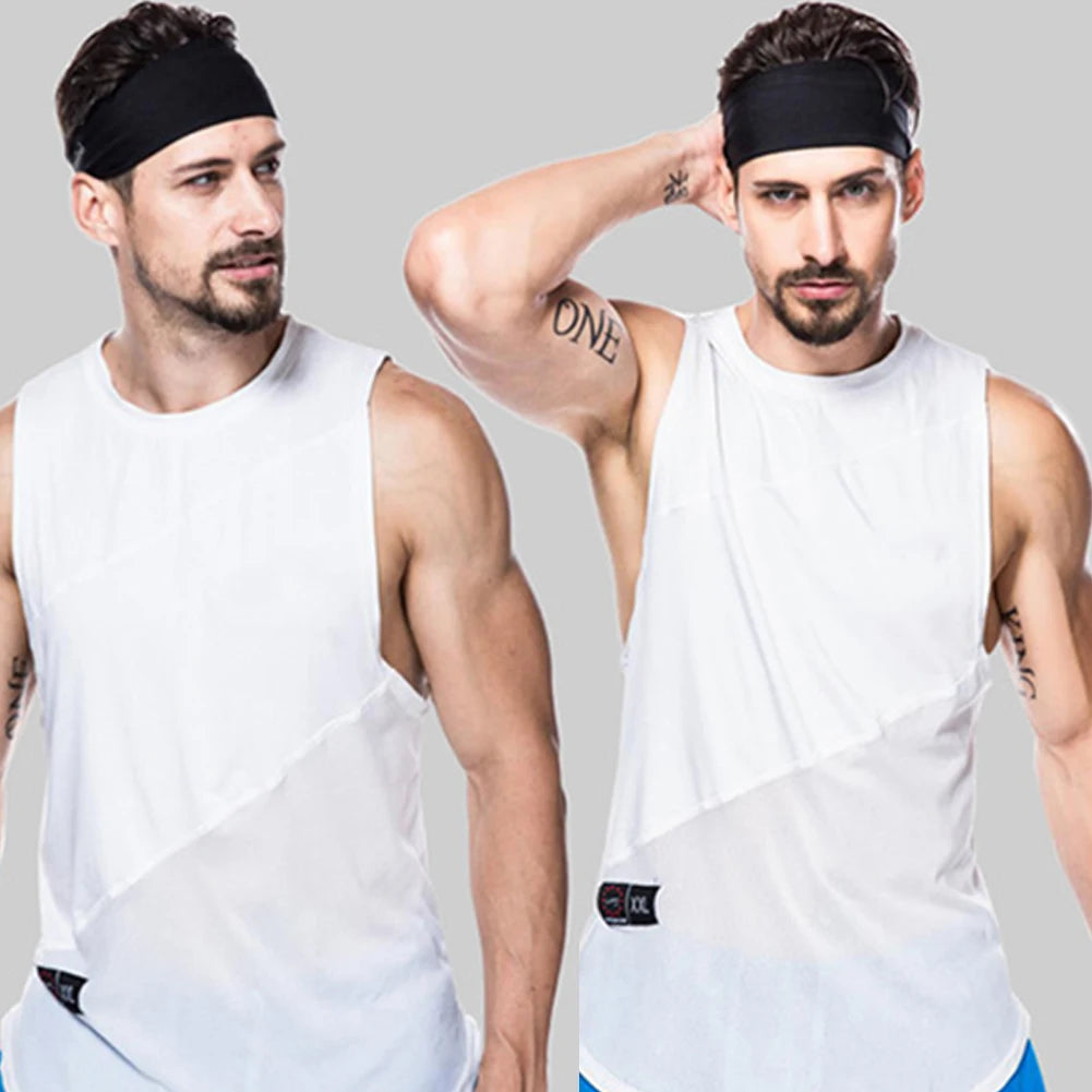 Sports Headband Running Cycling Yoga Gym Tennis Fitness Sweatband Elastic Absorbent Sweat Hair Accessories Sport Sweat Headband