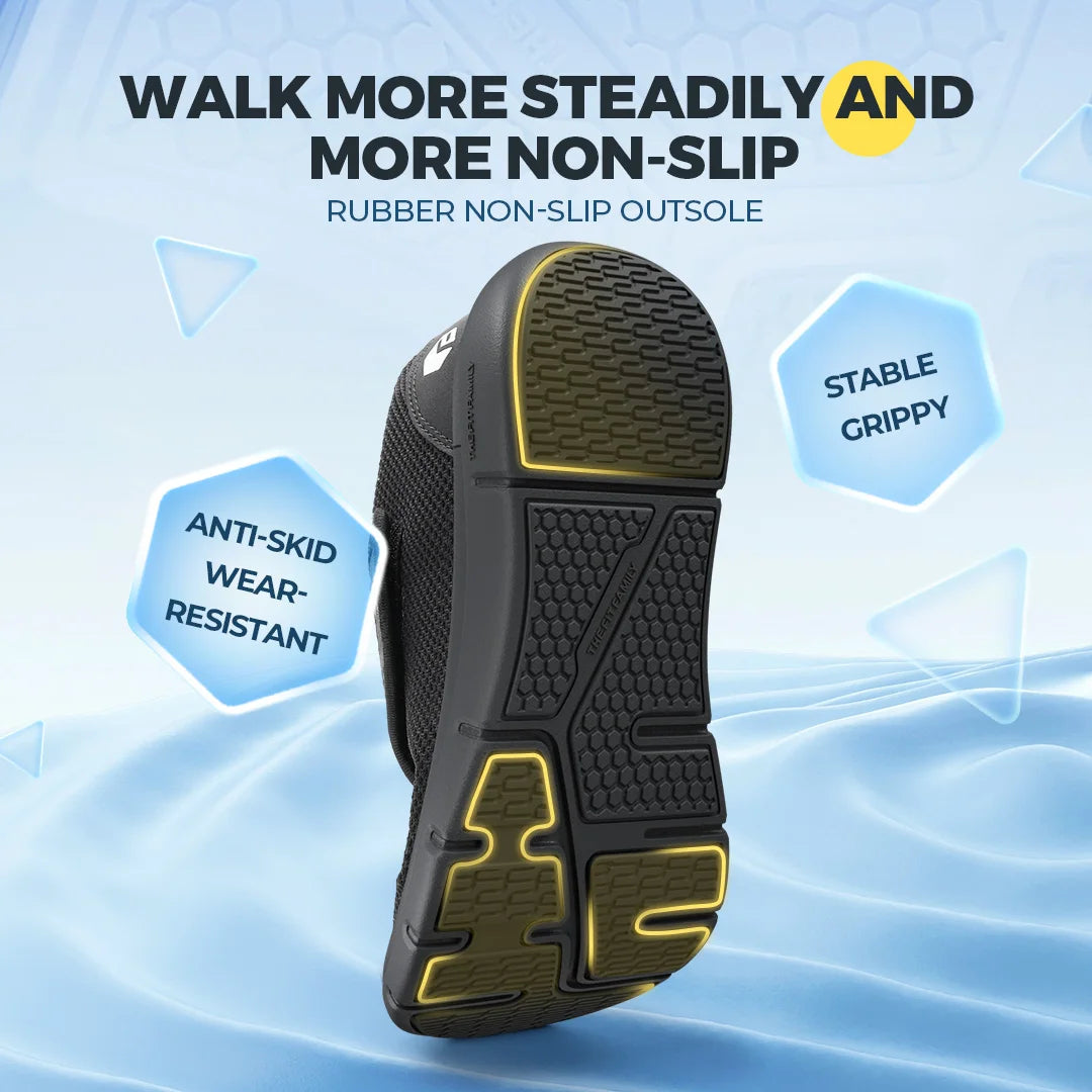 Men'S Diabetic Shoes Extra Wide 2E For Elder Orthopedics Feet Swollen Adjustable Walking Shoe Elderly Foot Pain Relief