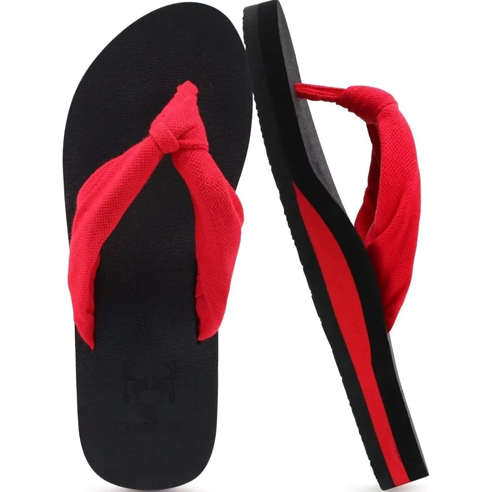 Flip Flops for Women with Arch Support Yoga Mat Comfortable Summer Beach Walking Thong Cushion Sandals Slip On Indoor Outdoor
