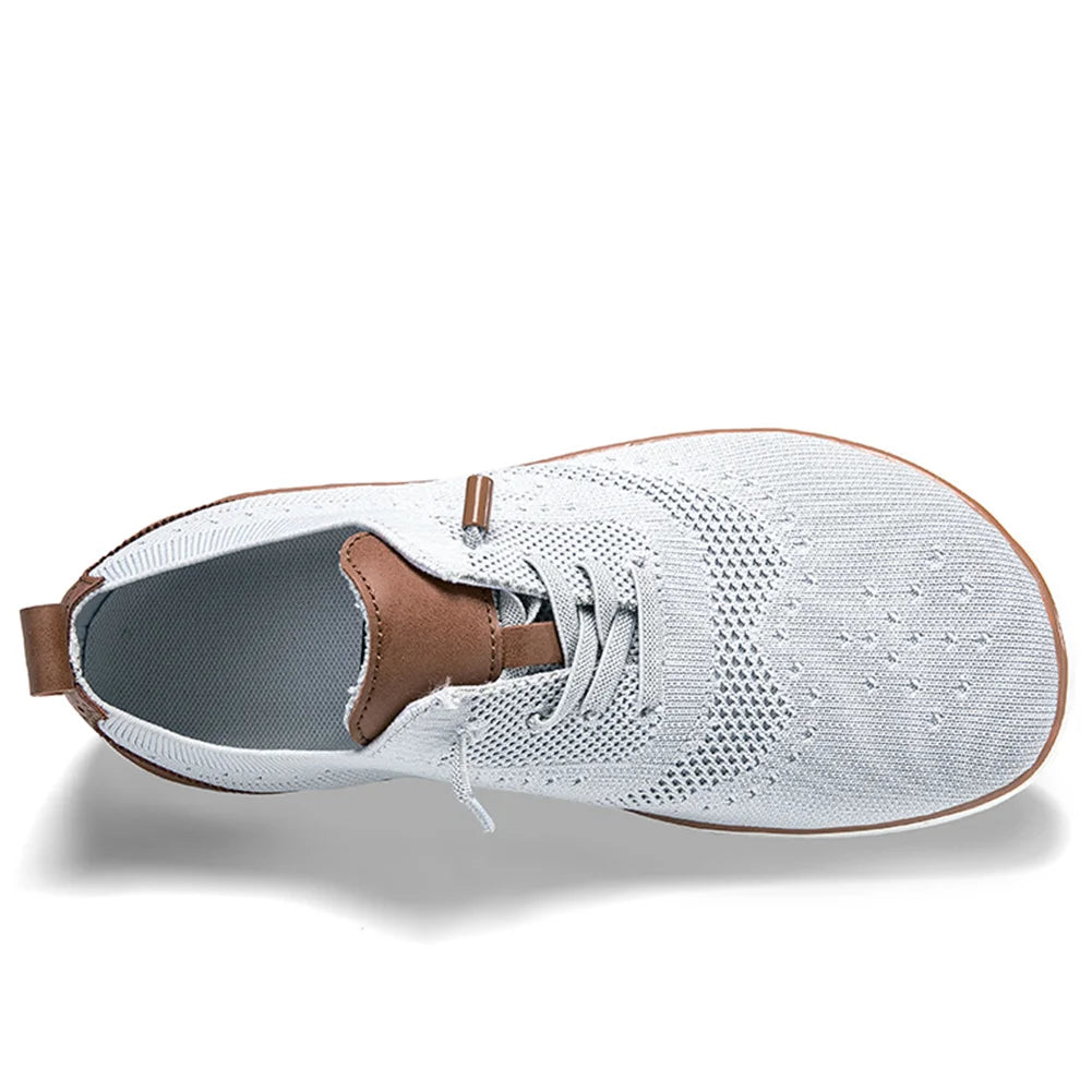 Men Knit Walking Shoes Minimalist Wide Toe Box Shoes Sneakers Barefoot Sneakers for Indoor Outdoor