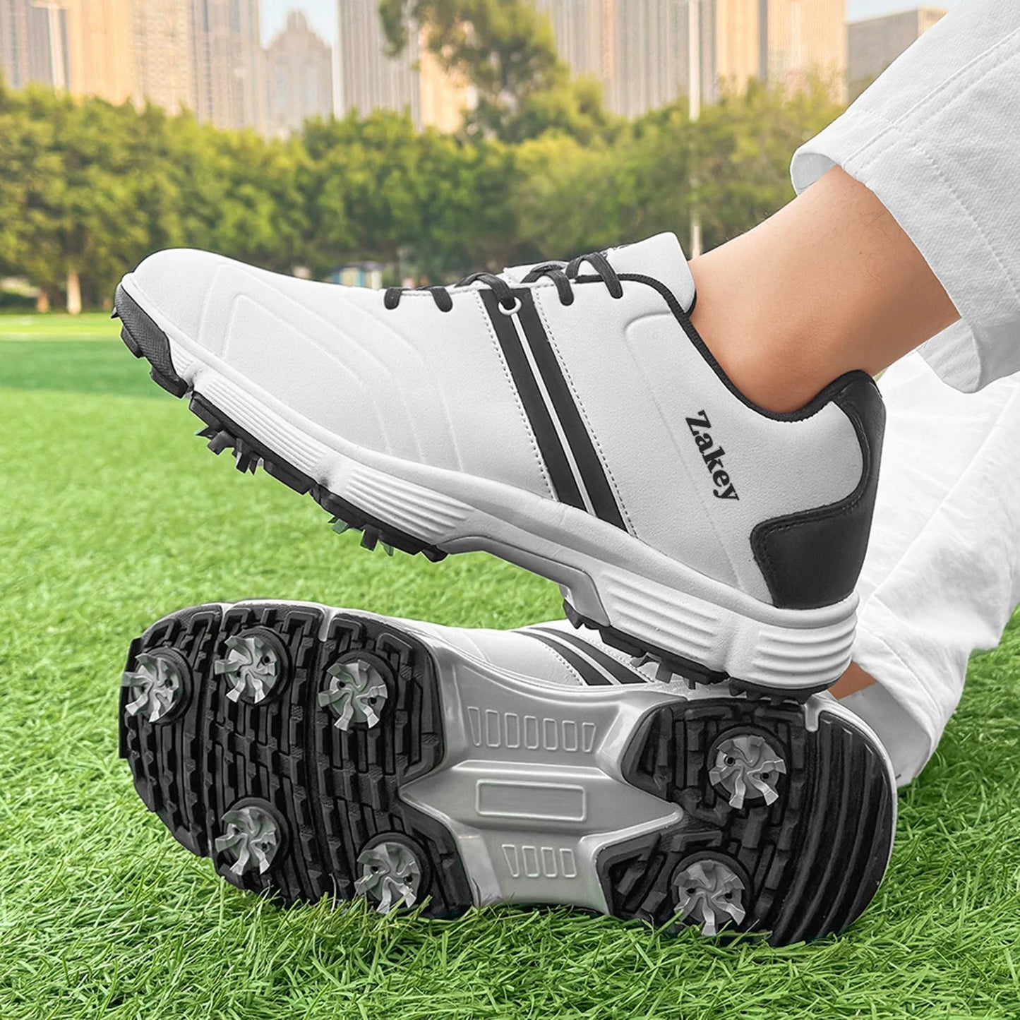 Zakey Golf Shoes Men Waterproof Golf Sneakers Professioanl Walking Footwears for Men
