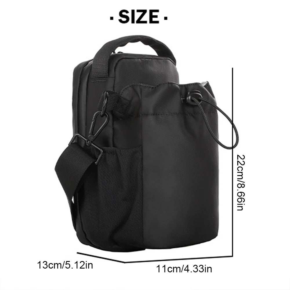 Magnetic Water Bottle Bag Sling Bag Crossbody Water Bottle Pouch Water Bottle Carrier Bag for Men Women Fitness Travel Sports