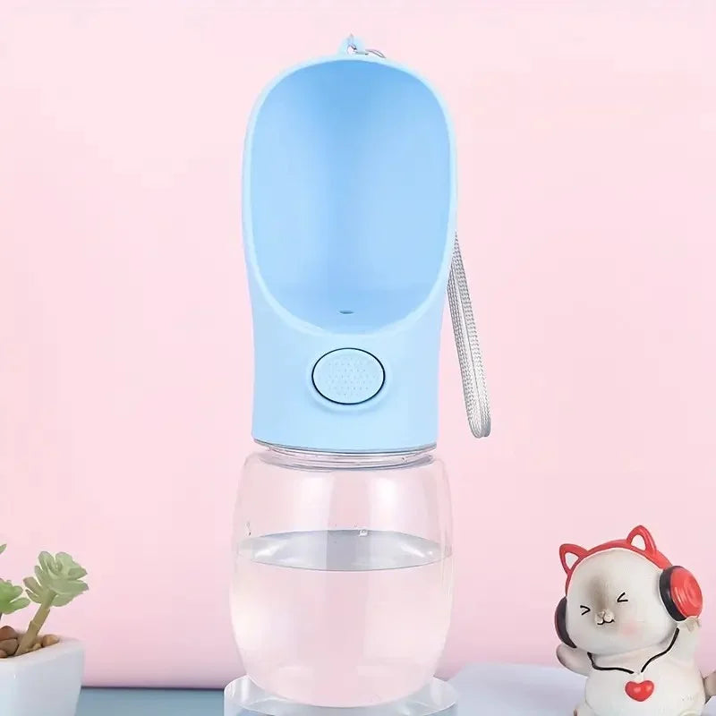 Leakproof Dog Water Bottle with Spout, Portable Pet Hydration Dispenser for Hiking, Travel, Outdoor Adventures, Durable Plastic