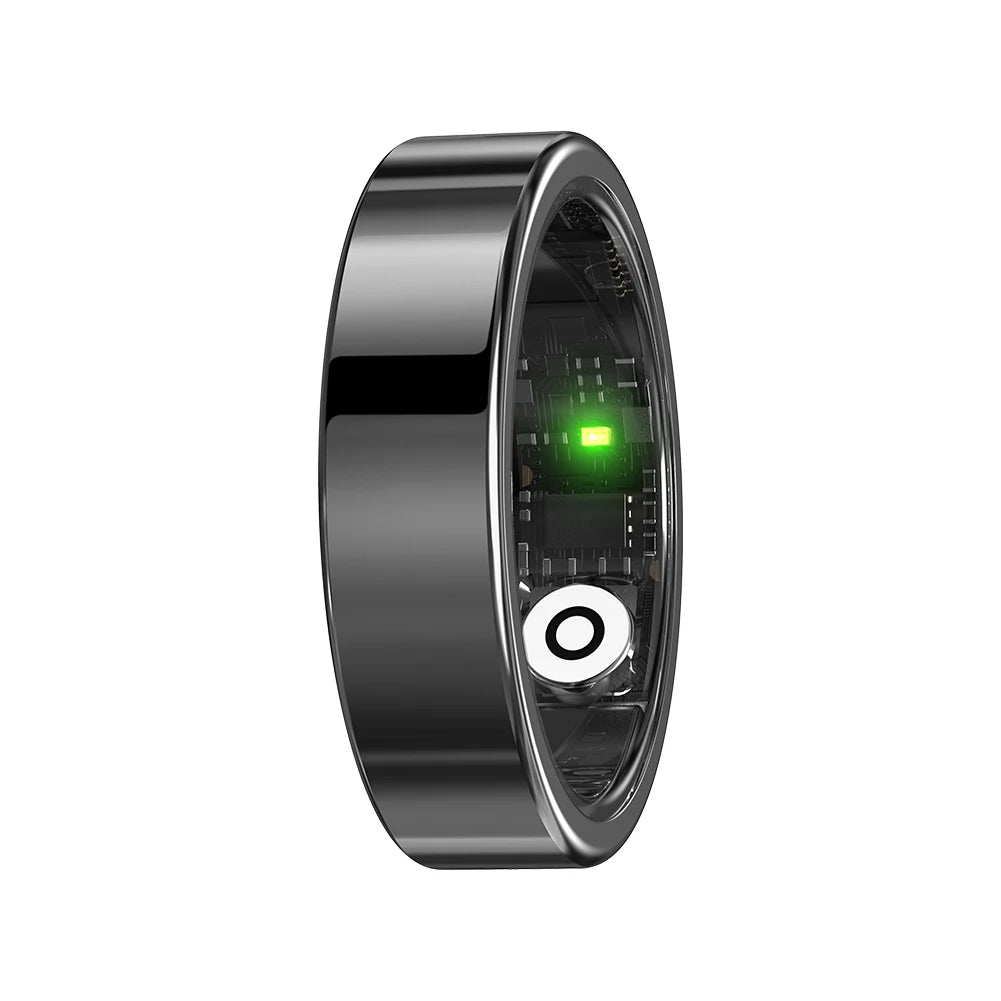 SR09 Smart Ring Health Tracker Bluetooth-Compatible 5.1 Health Ring 5ATM Waterproof Fitness Ring for Women Men for Android & iOS