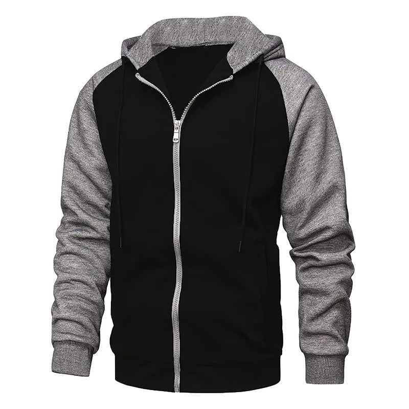 New 2025 Autumn and Winter Casual Jacket for Men All Elite Wrestling Zipper Hoodie with Pocket Printing Sweater Sportwear