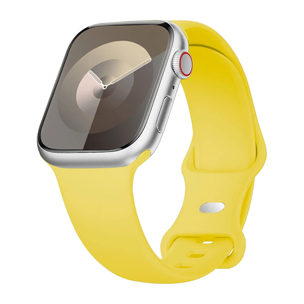 Silicone Strap For Apple Watch Band 40mm 44mm 46mm 45mm 41mm 49mm 38 42 Correa Bracelet iWatch series 6 ultra2 7 8 9 se 10 band