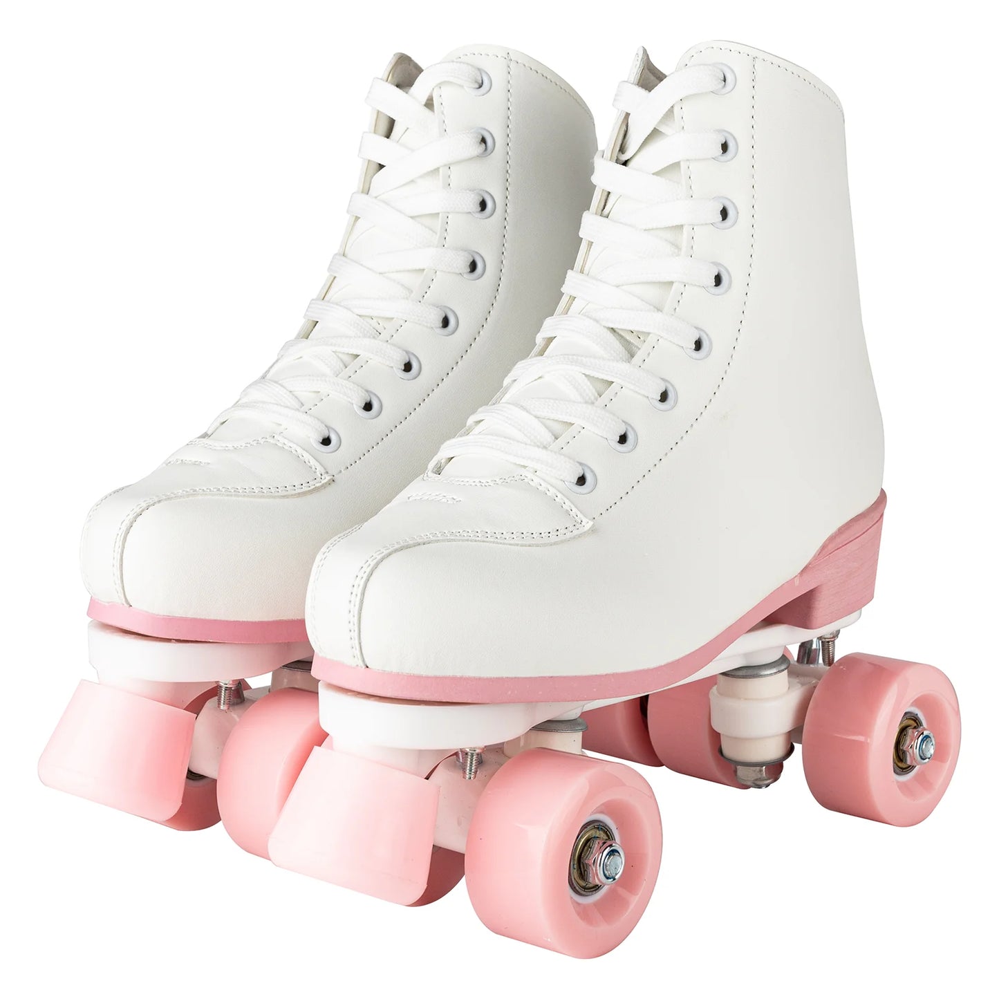 Pu Leather Flashing Roller Skates Size 35-42 Women Roller Skating Shoes Adult Outdoor Skating Training 4 Wheels Sneakers
