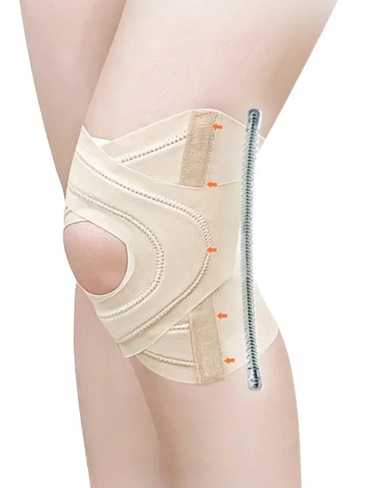 1PC Sports Kneepad Men Women Pressurized Elastic Knee Pads Arthritis Joints Protector Fitness Volleyball Equestrian Protector