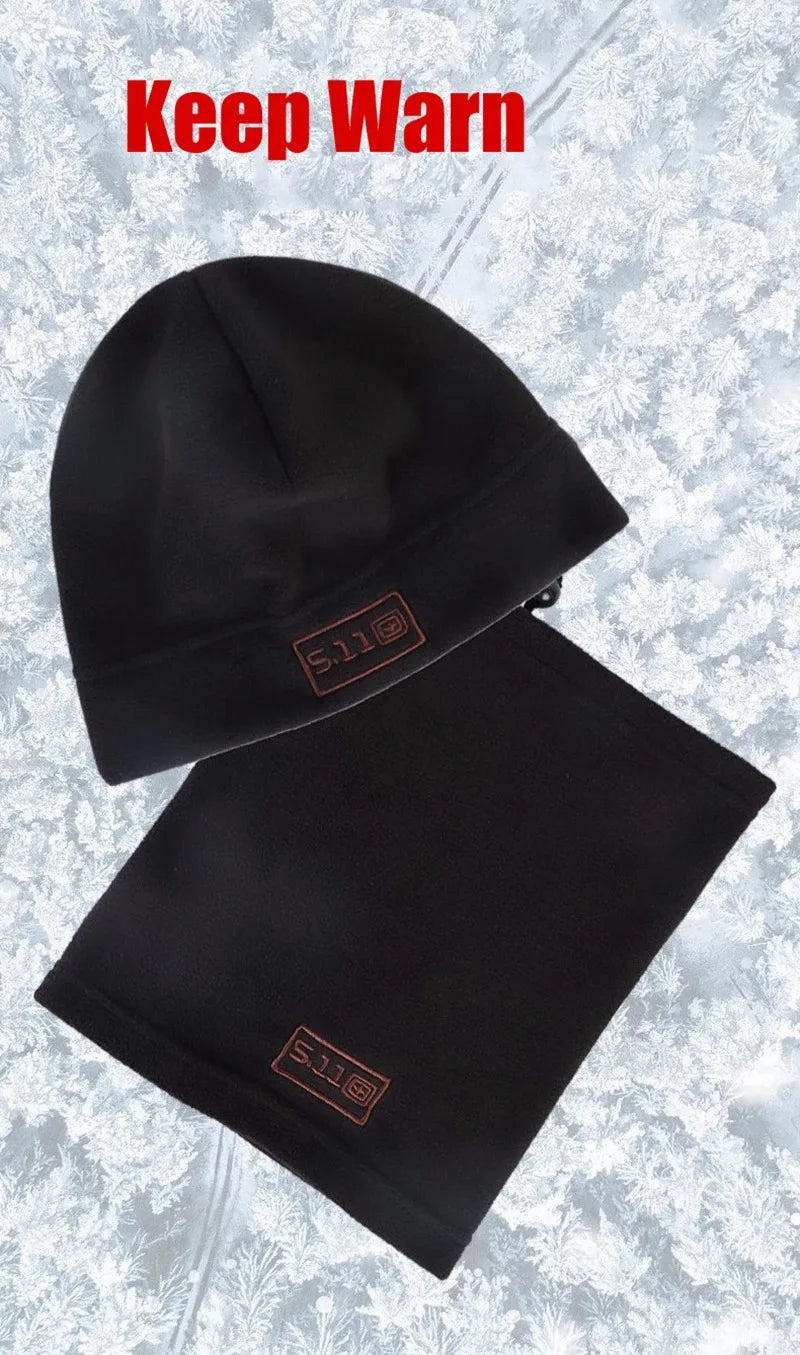 Winter Polar Coral Fleece Balaclava Men Face Mask Neck Warmer Beanies Thermal Head Cover Tactical Sports Scarf Ski Caps