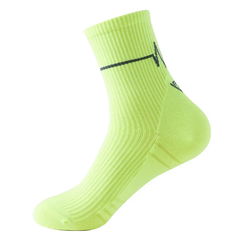 1 Pair Professional Running Socks Men's Women Marathon Whiteline Cycling Socks Men Lady Sport Running Sports Socks