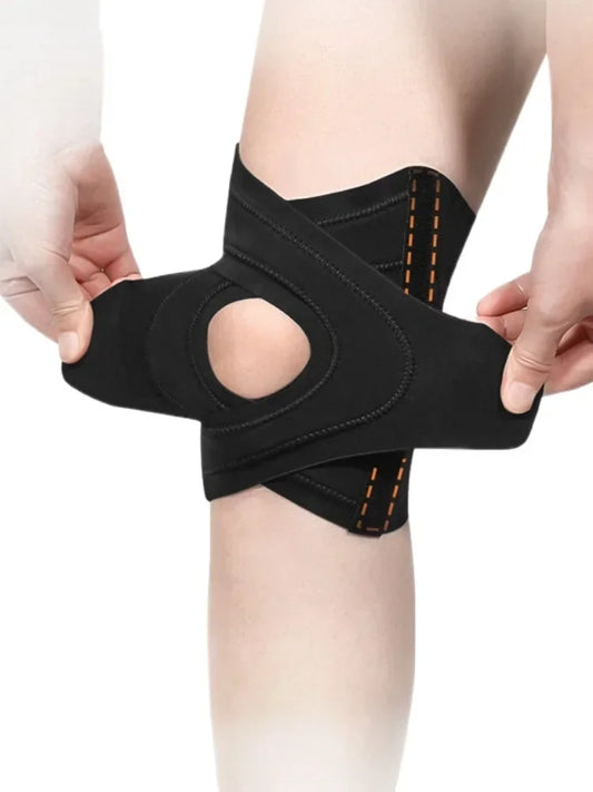 1PC Sports Kneepad Men Women Pressurized Elastic Knee Pads Arthritis Joints Protector Fitness Volleyball Equestrian Protector