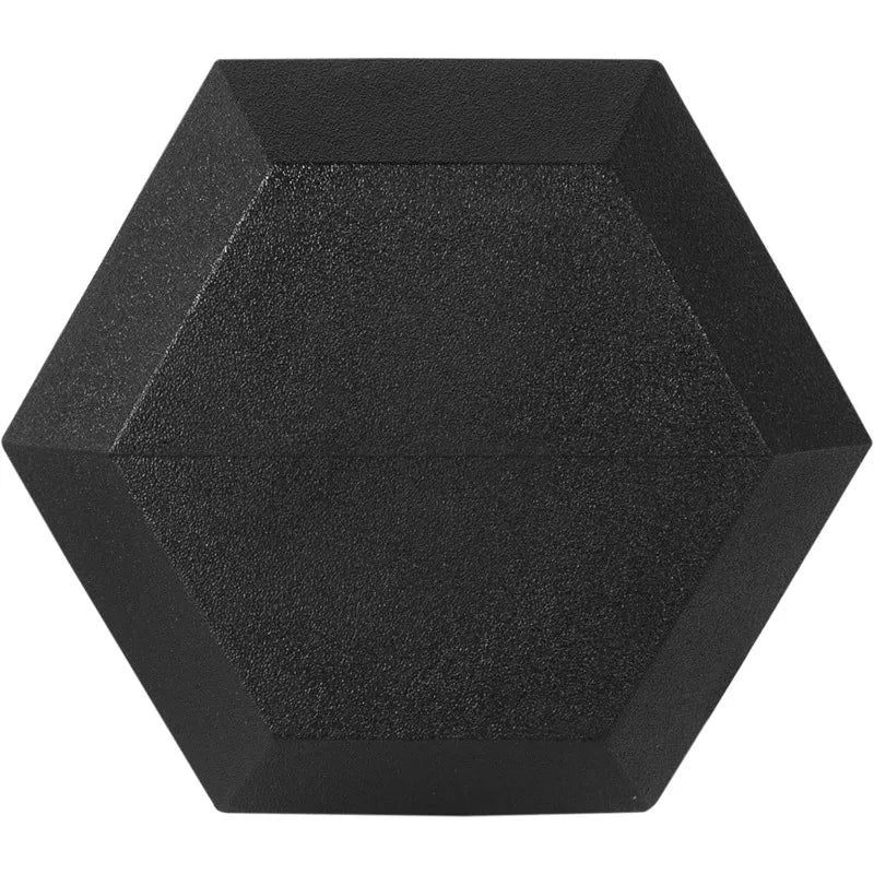 Premium Rubber Encased Hex Dumbbell, 15LB Pair