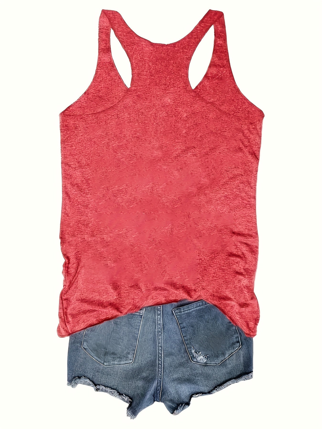 SINHOON 5pcs Sleeveless Tank Tops - Comfortable Round Neck Casual Tops for Spring & Summer - Versatile Clothing | Sleeveless Tops | Stretchy Fabric, Summer Tank Tops