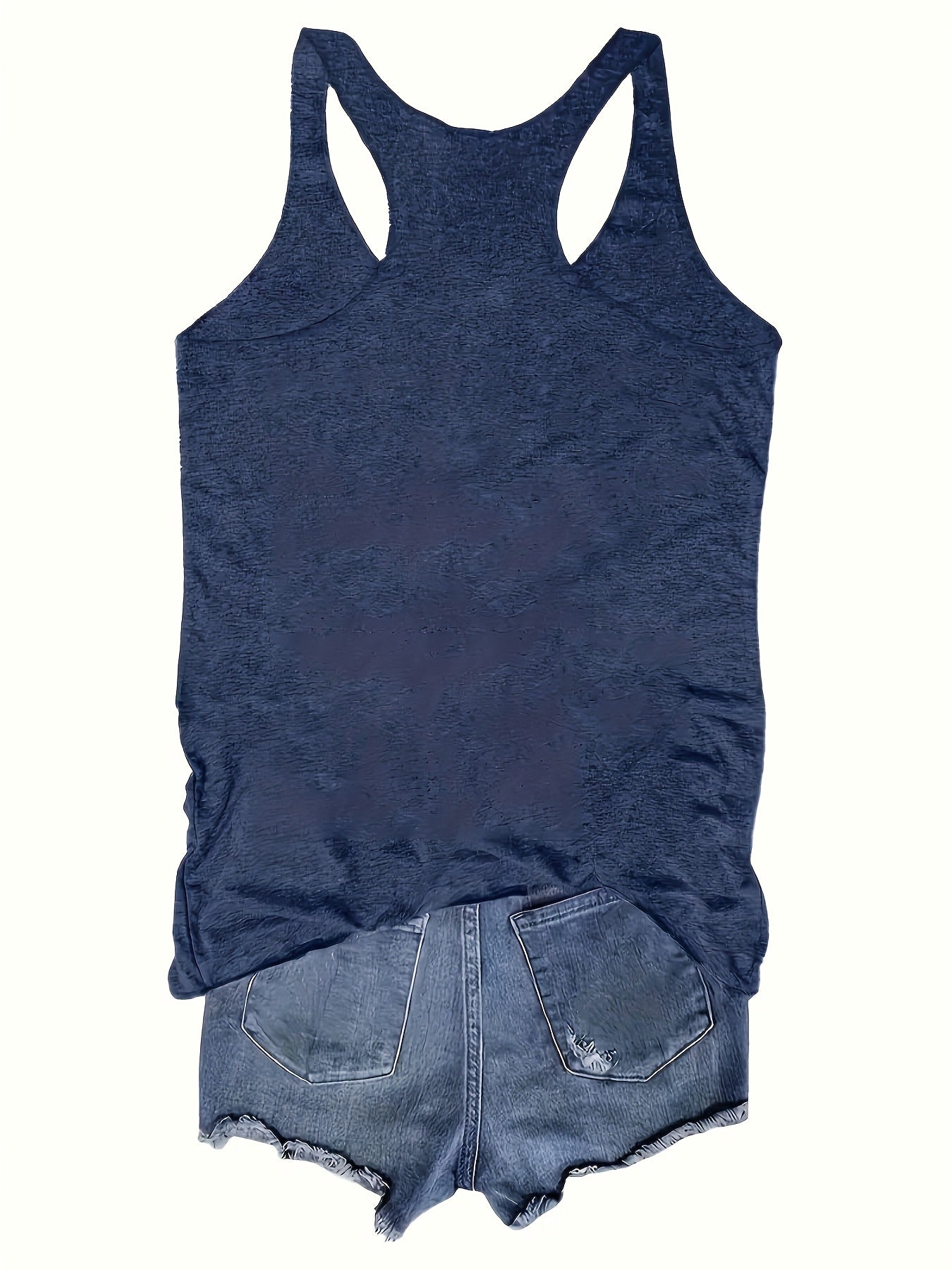 SINHOON 5pcs Sleeveless Tank Tops - Comfortable Round Neck Casual Tops for Spring & Summer - Versatile Clothing | Sleeveless Tops | Stretchy Fabric, Summer Tank Tops