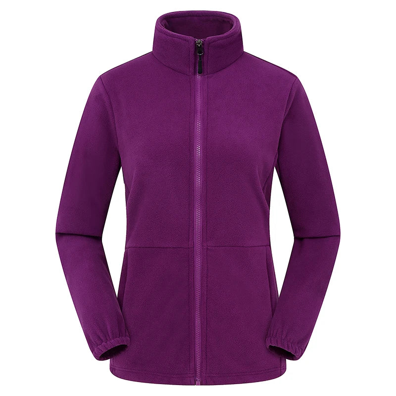 LNGXO Fleece Fabric Sweatshirts Softshell Hunting Hiking Polartec Jacket Men Women Coats Camping Outdoor Winter Fleece Jacket