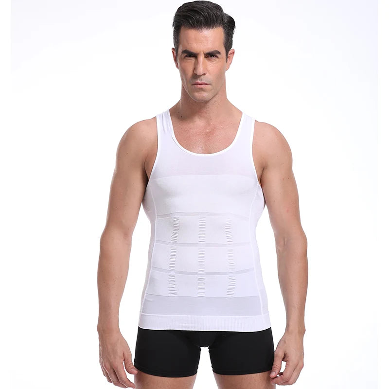 Men Slimming Body Shaper Waist Trainer Cincher Abdomen Tummy Control Shapewear Vest Modeling Underwear Corrective Posture Corset