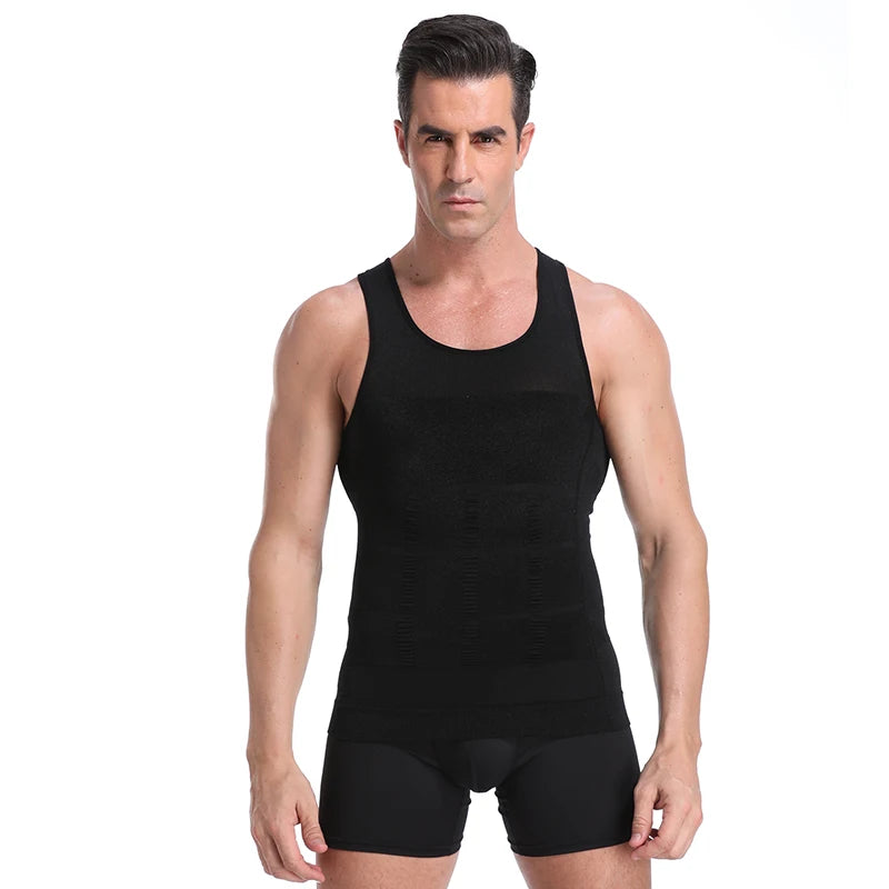 Men Slimming Body Shaper Waist Trainer Cincher Abdomen Tummy Control Shapewear Vest Modeling Underwear Corrective Posture Corset