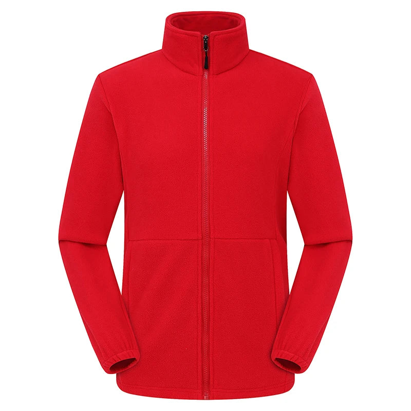 LNGXO Fleece Fabric Sweatshirts Softshell Hunting Hiking Polartec Jacket Men Women Coats Camping Outdoor Winter Fleece Jacket
