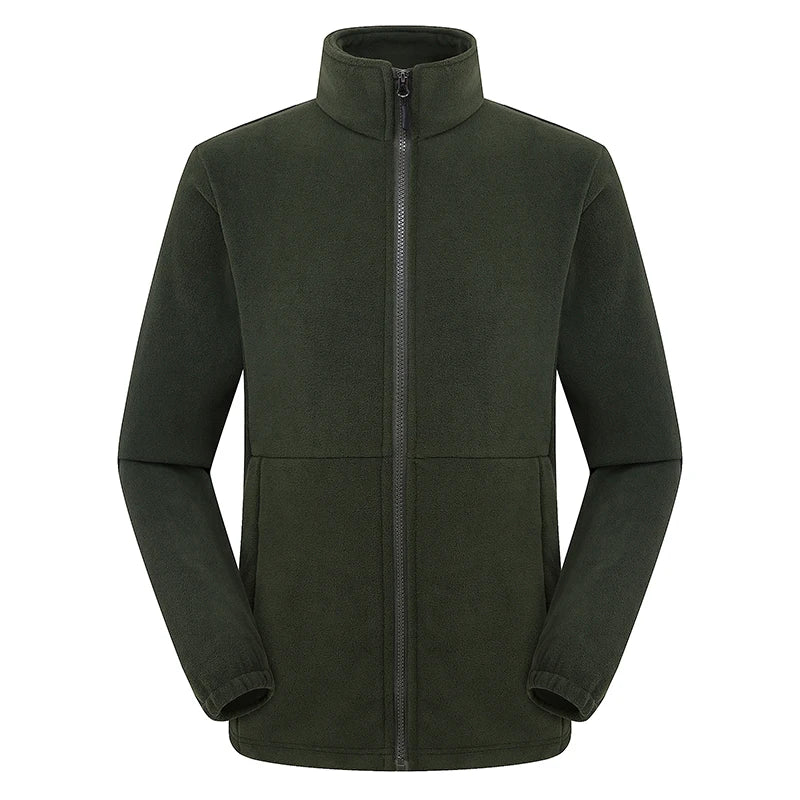 LNGXO Fleece Fabric Sweatshirts Softshell Hunting Hiking Polartec Jacket Men Women Coats Camping Outdoor Winter Fleece Jacket