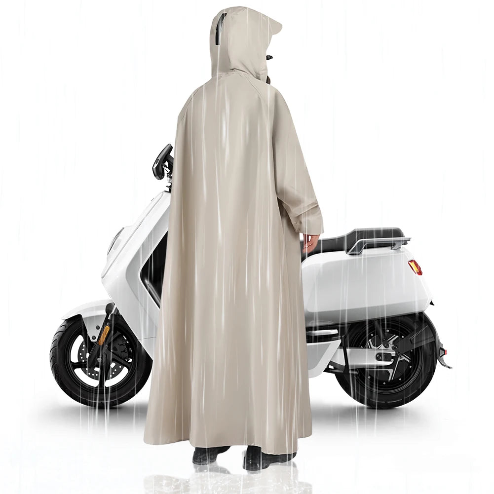 Adult Motorcycle Raincoat Thickened Electric Car Rain Coat Lightweight Special Long Raincoat for Raining Outdoor Activities Tool