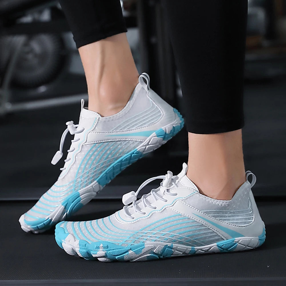 Water Shoes Ergonomic Wading Shoes Non-slip Comfortable Swimming Shoes Breathable Gym Fitness Shoes Quick Drying for Men Women
