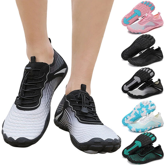 Water Shoes Ergonomic Wading Shoes Non-slip Comfortable Swimming Shoes Breathable Gym Fitness Shoes Quick Drying for Men Women