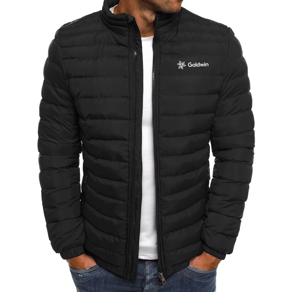 2026 Men's Goldwin Fashion Autumn/Winter Jacket Collar Parker Zipper Filled