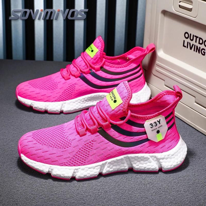 Men's Mesh Breathable Casual Shoes Non-Slip Stable Shock Absorption Lightweight Sneakers Couple Basket Home 2026