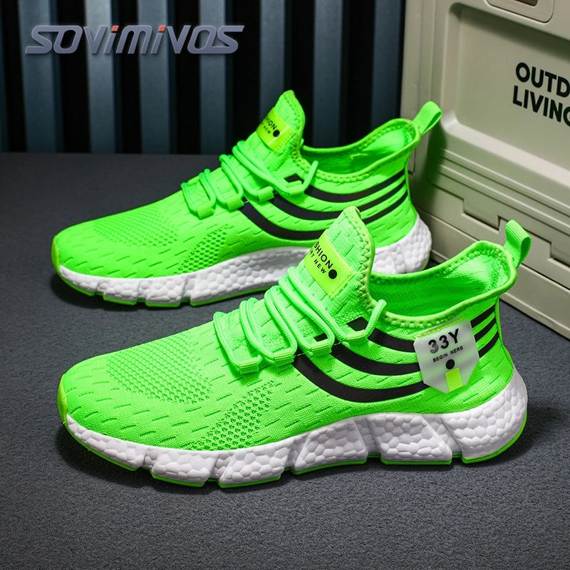 Men's Mesh Breathable Casual Shoes Non-Slip Stable Shock Absorption Lightweight Sneakers Couple Basket Home 2026