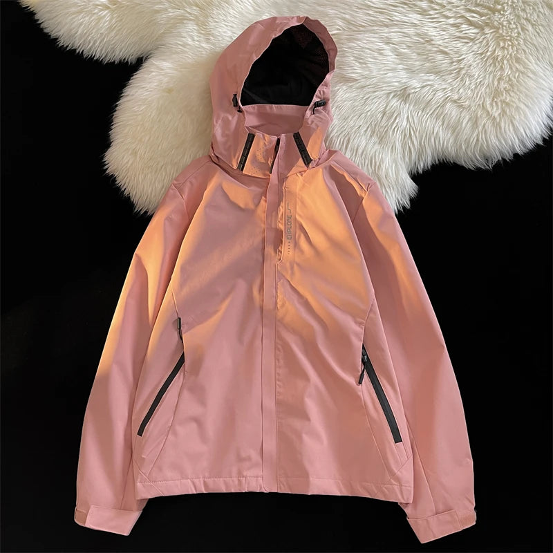 American Sle Breathable Double Layer Men's Summer Outdoor UV Protection Jaet Lightweight Spring Autumn Coat Outerwear