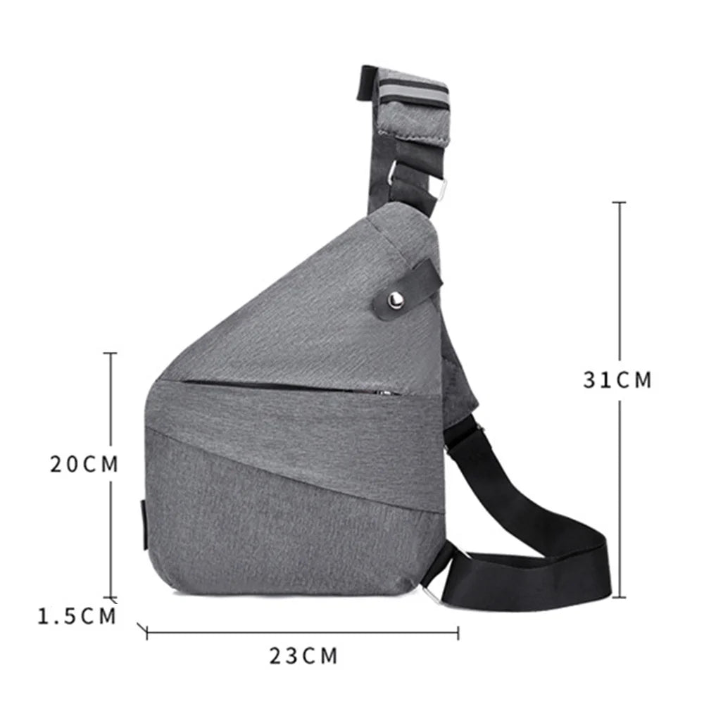 Men Backpack Tactical Sling Bag Chest Shoulder Fanny Pack Cross Body Molle Pouch