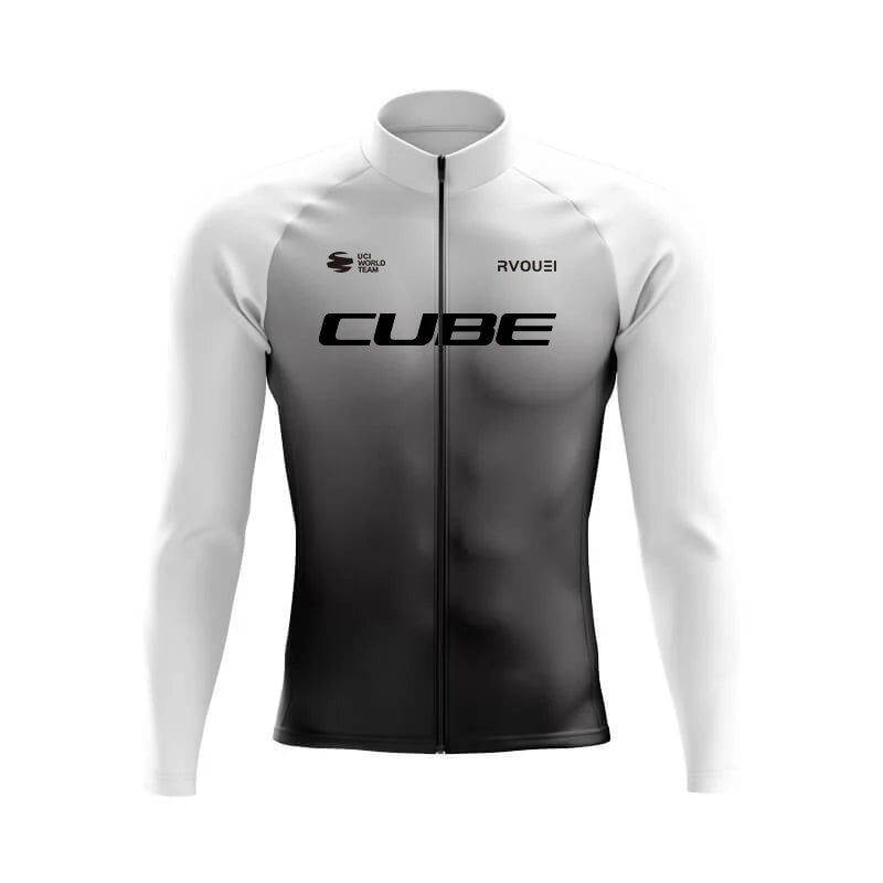 Breathable Team Long Sleeve Cycling Jersey Set Bib Pants  Bicycle Clothing MTB Bike Uniform Men Clothes