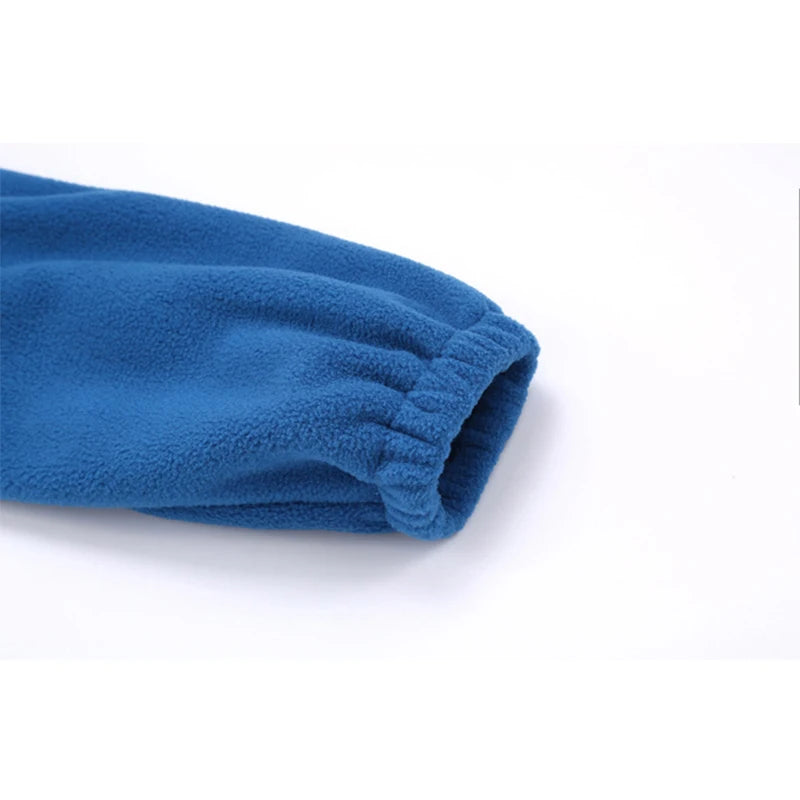 Soft Polar Fleece Jacket with Pockets Lightweight Outdoor Recreation Full Zip Coat