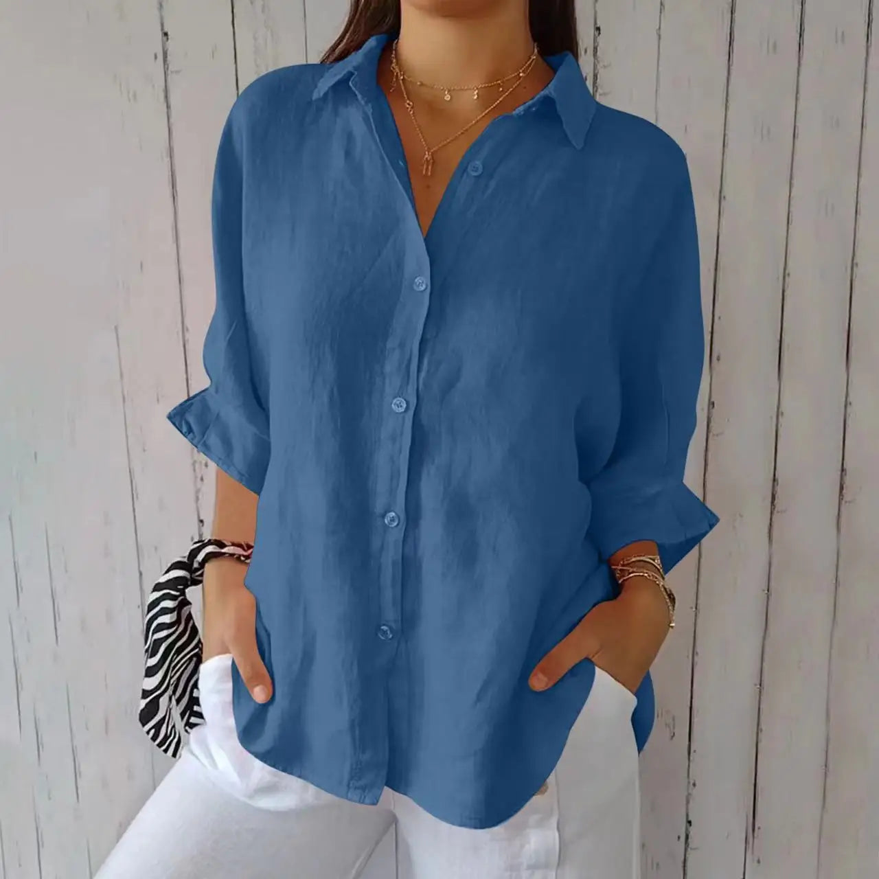 Summer Cotton Linen T Shirt Women Clothes Blouses Woman T-Shirts Loose Streetwear Shirt Casual Ladies Tops Tee