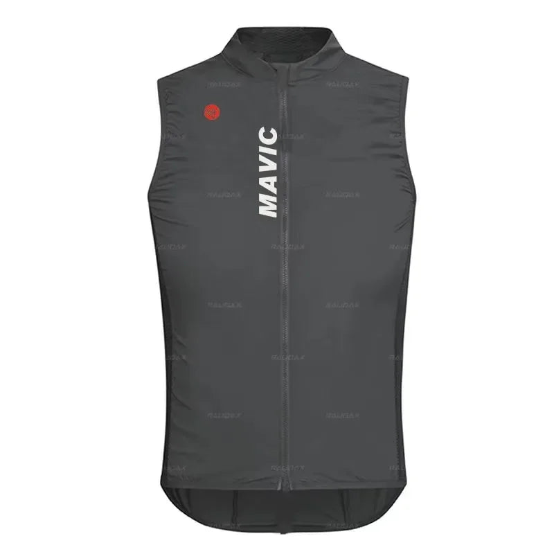 Rx MAVIC Team Summer Bicycle Vest Road Bike Windproof Sleeveless Cycling Vest Mountain Bike Lightweight Bike Sleeveless Gilet