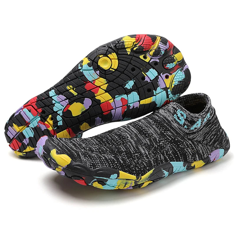 Men/ Women Quick Dry Aqua Shoes Water Shoes Anti-slip Wear-resistant Minimalist Barefoot Beach Wading Swimming Surfing Kayaking