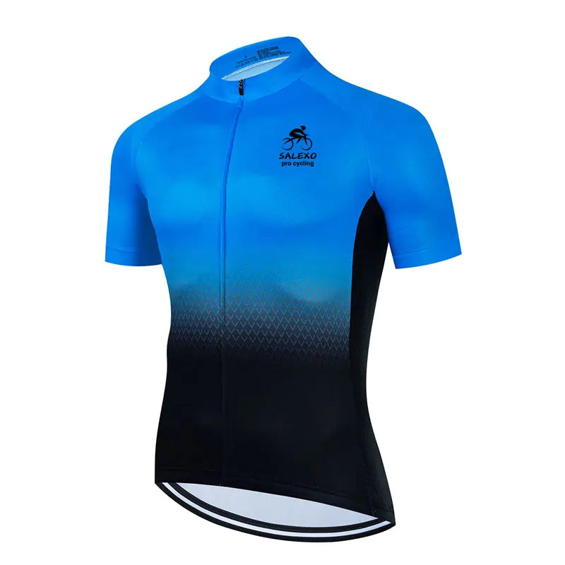 2026 Summer Men Short Sleeve Cycling Jersey Set Breathable MTB Bike Cycling Clothing Bike Uniform