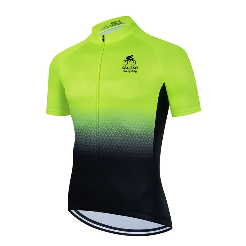 2026 Summer Men Short Sleeve Cycling Jersey Set Breathable MTB Bike Cycling Clothing Bike Uniform